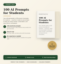 100 AI Prompts For Students